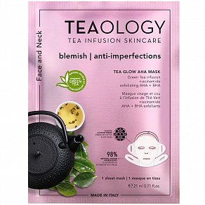 Очищающая маска для лица Tea Glow AHA Purifying Mask
